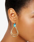THALIA SODI Gold-Tone Stone Double Teardrop Earrings